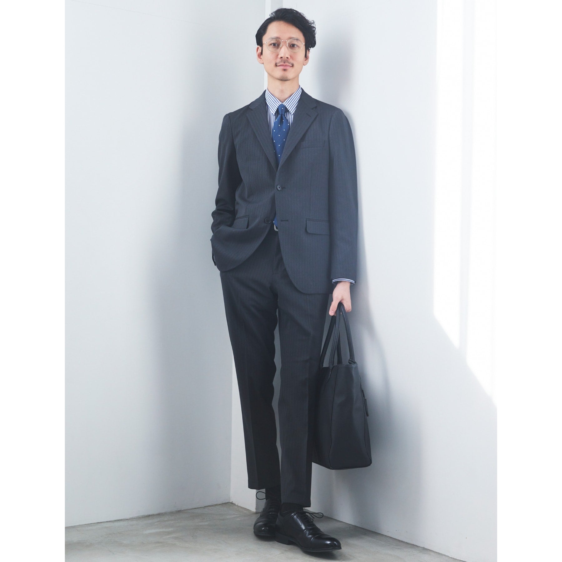 ザ ショップ ティーケー THE SHOP TK 【セットアップ可】甘撚りヘリンボンジャケット