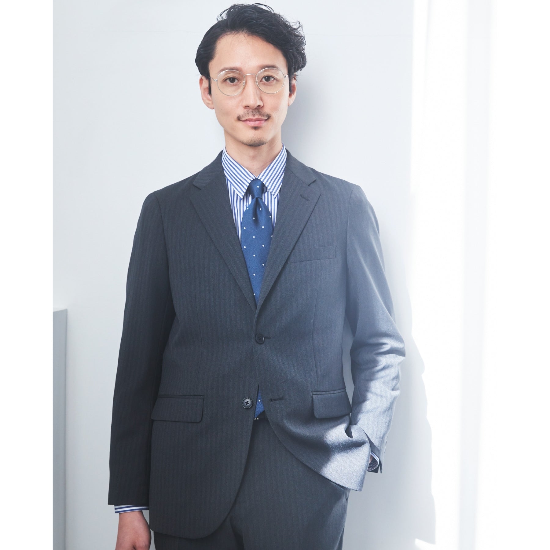 ザ ショップ ティーケー THE SHOP TK 【セットアップ可】甘撚りヘリンボンジャケット