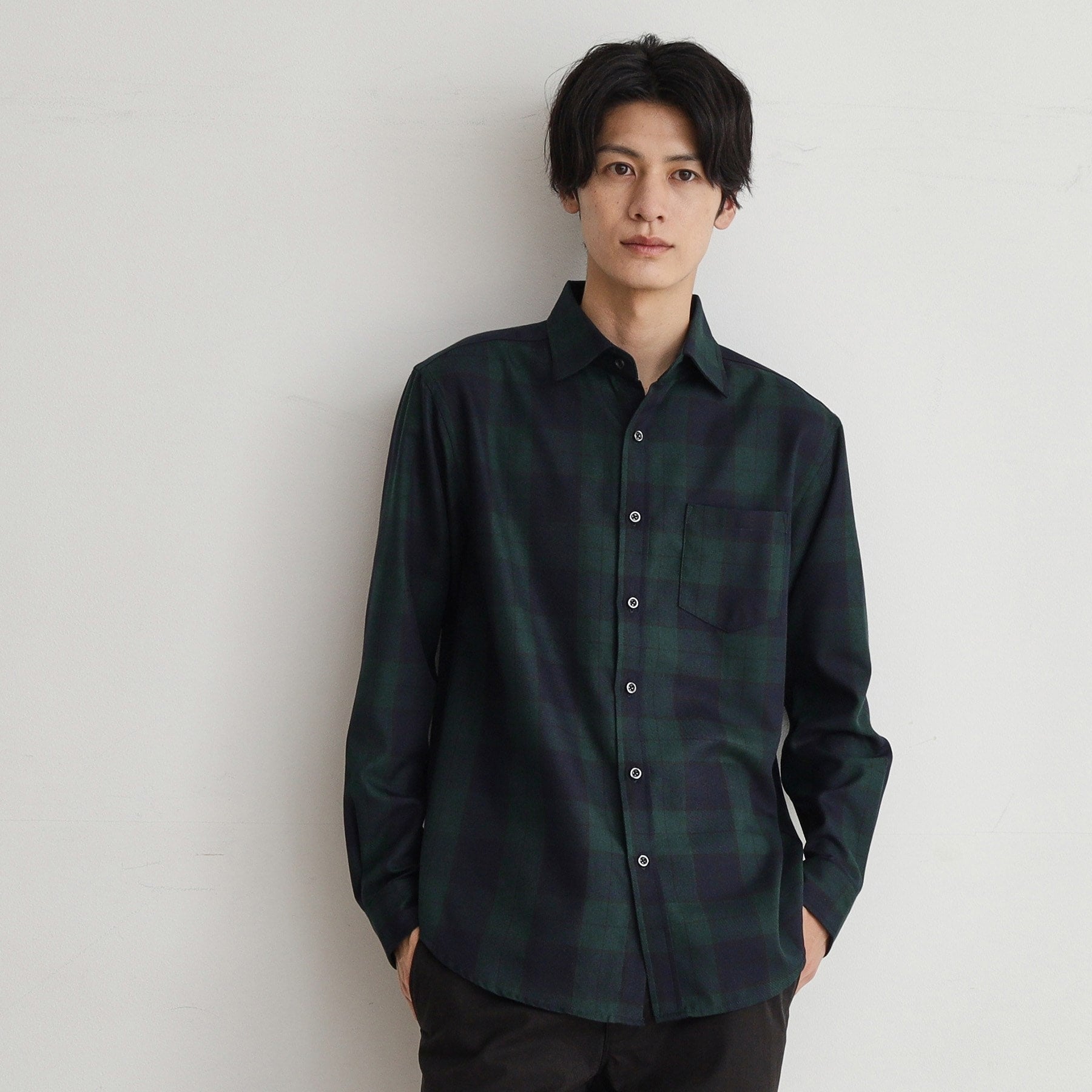 THE SHOP TK 【Wrinkle-resistant】 Mount Nerl Shirt