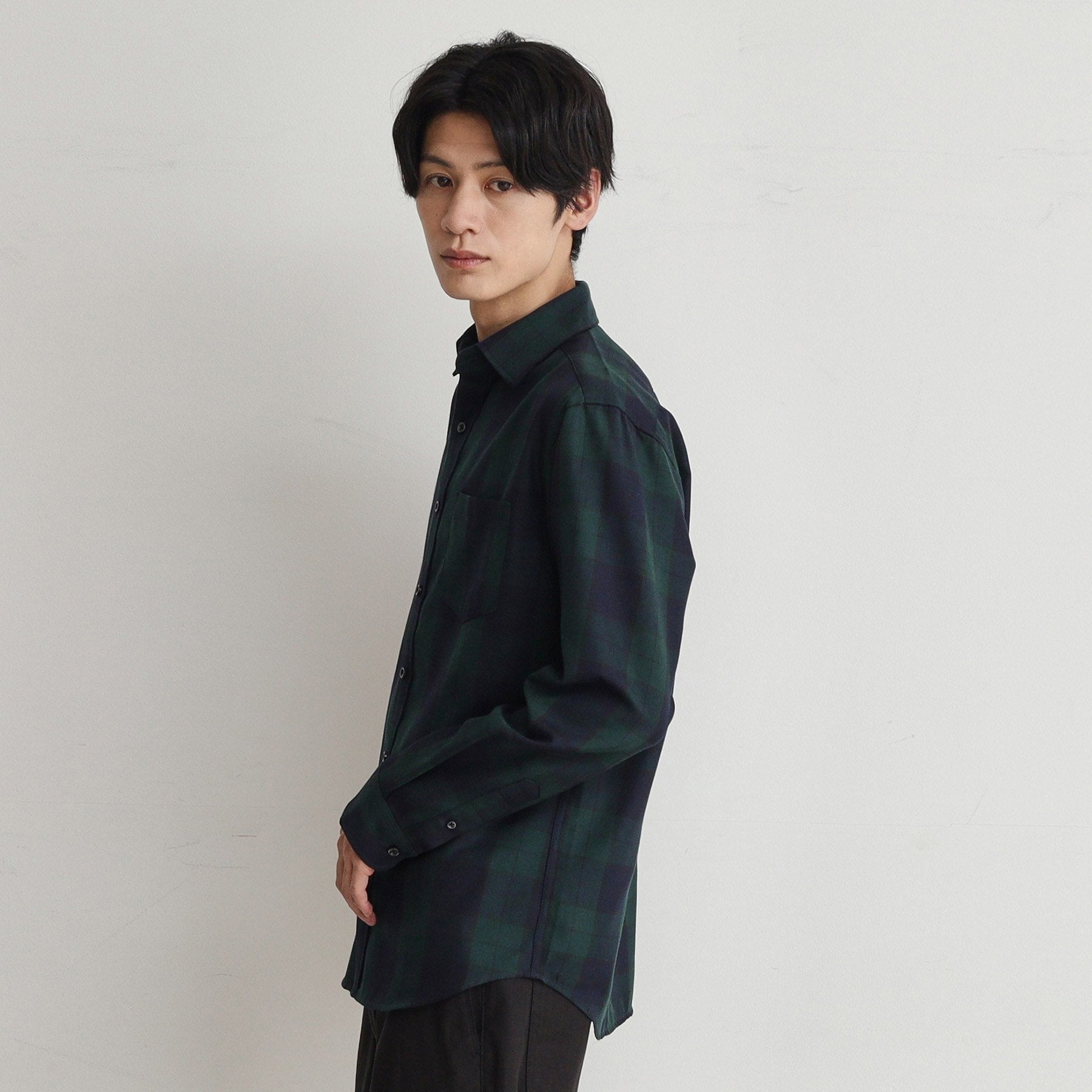 THE SHOP TK 【Wrinkle-resistant】 Mount Nerl Shirt