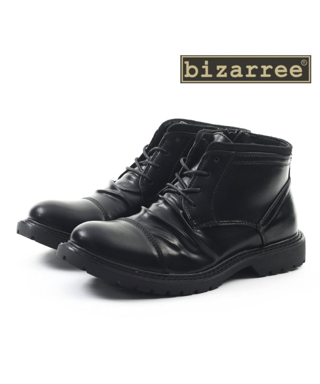 フットプレイス FOOT PLACE メンズ ブーツ ミドルブーツ 幅広 3E 防水 防滑 4cm防水 晴雨兼用 カジュアル きれいめ ビザリー bizarree KHー50290