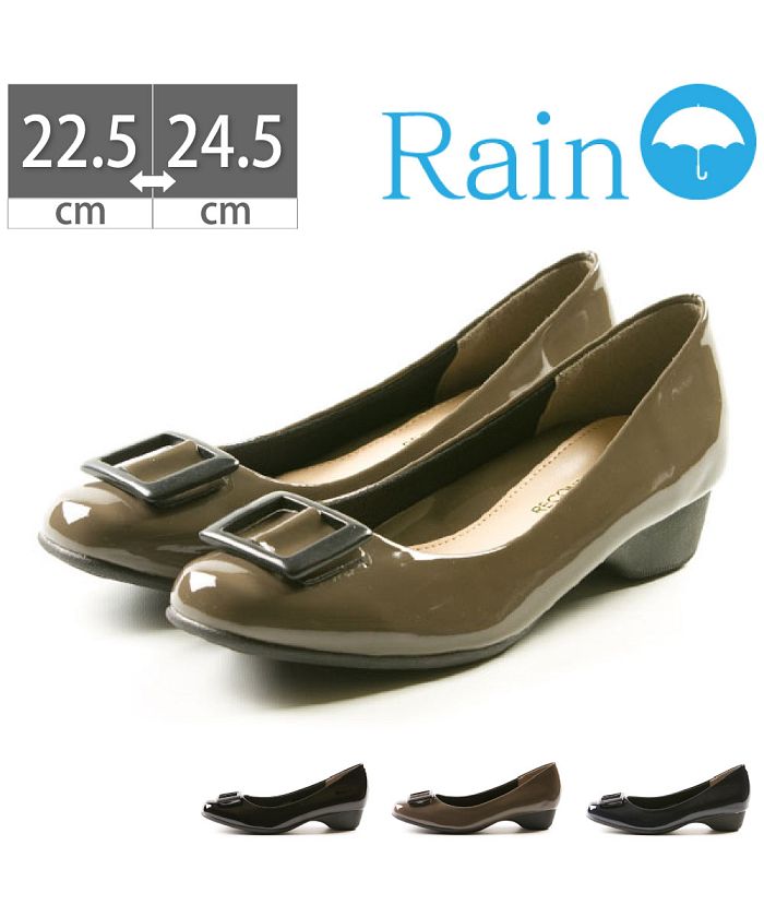 フットプレイス FOOT PLACE レディース パンプス レイン 晴雨兼用 SGー17025