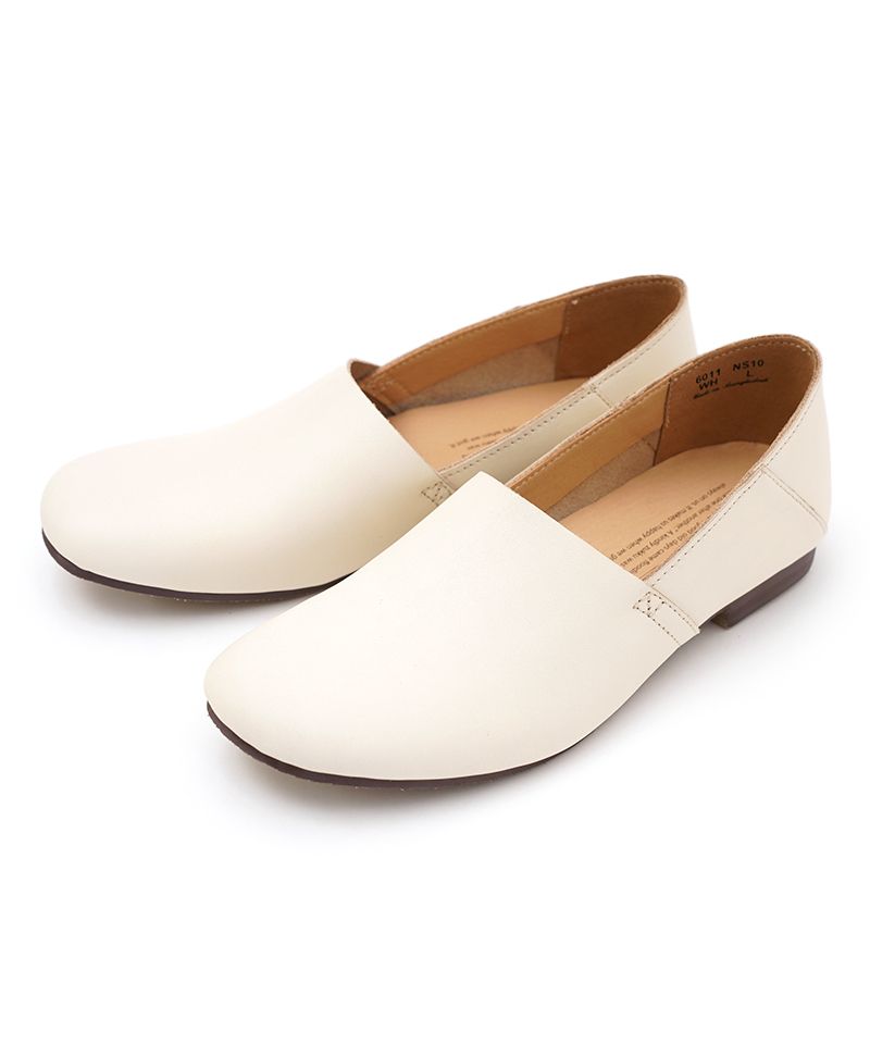 ゾック ZOCCU スリッポン レディース レザー 本革 牛革 柔らかい 歩きやすい 痛くない 1.4cmローヒール ぺたんこ 黒 ブラック ブラウン ホワイト オリーブ 通勤 仕