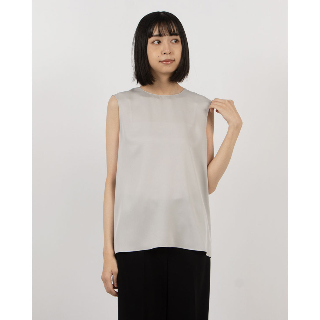 Theory SLIT FRONT BLOUSE SHALLO GGTブラウス Theory MODERN GGT STRAIGHT SHELL