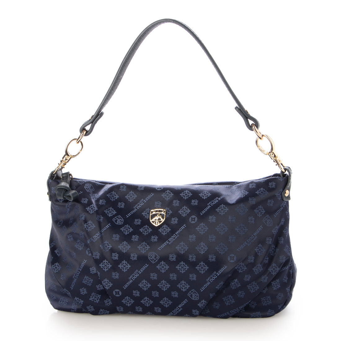 スリードッグナイトスコットランド THREE DOG NIGHT SCOTLAND モノグラムジャガード ミニ2WAYショルダーバッグ (NAVY) NAVY