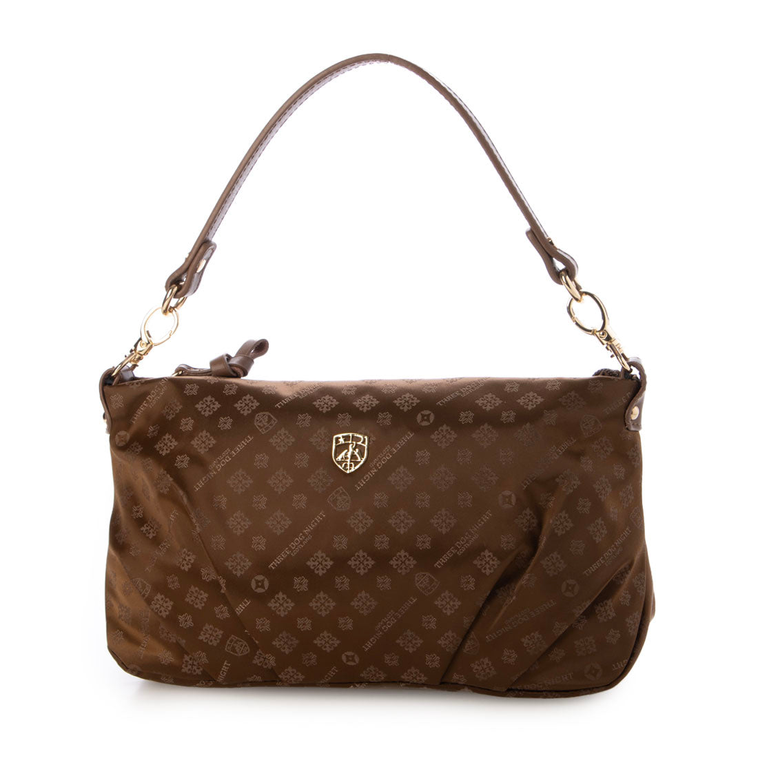 スリードッグナイトスコットランド THREE DOG NIGHT SCOTLAND モノグラムジャガード ミニ2WAYショルダーバッグ (BROWN) BROWN
