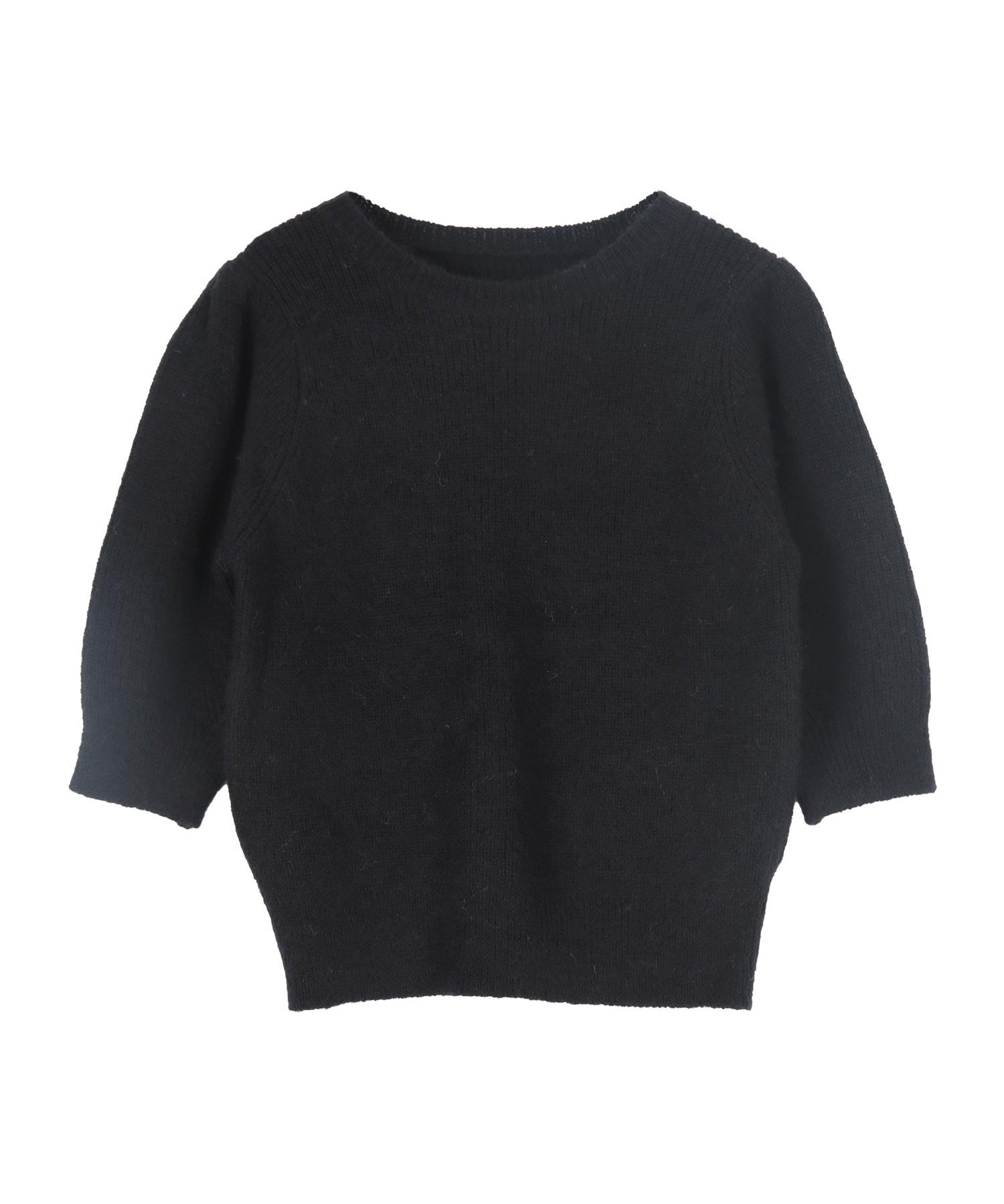 ティティベイト titivate パフスリーブふわっとニットトップス (アイボリー) アイボリー