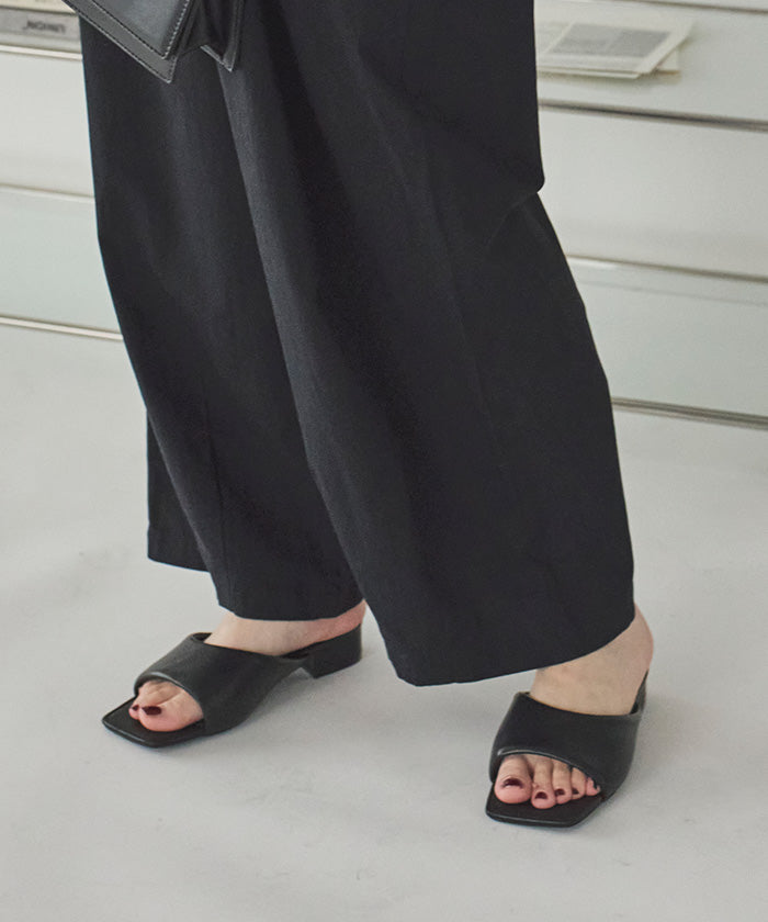 ティティベイト titivate カーヴィーシルエットゴムパンツ (ピンク) ピンク