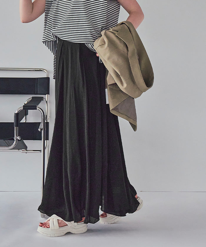 ティティベイト titivate シアータックボリュームスカート (ブラック) ブラック