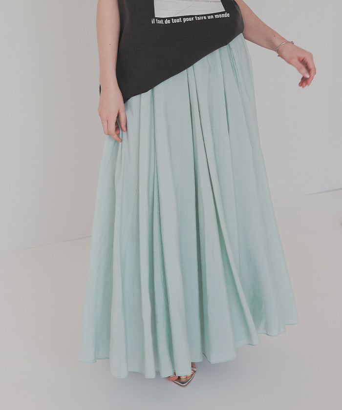 ティティベイト titivate シアータックボリュームスカート (ブラック) ブラック