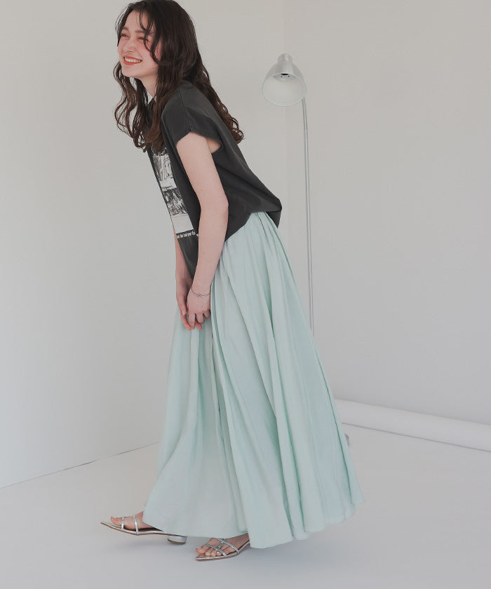 ティティベイト titivate シアータックボリュームスカート (ブラック) ブラック