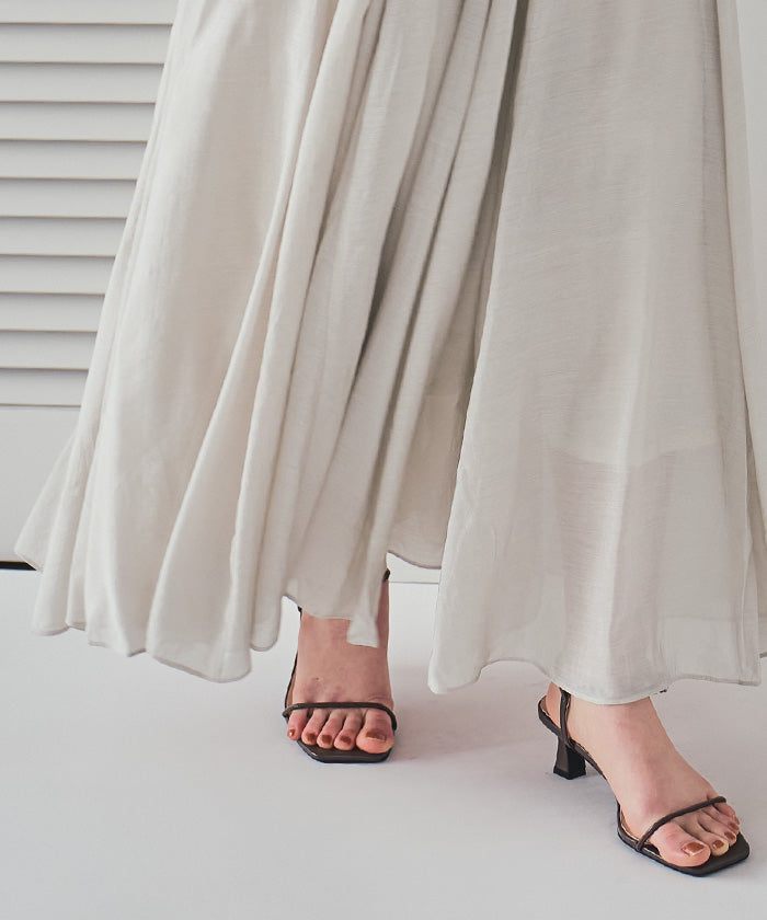 ティティベイト titivate シアータックボリュームスカート (ブラック) ブラック