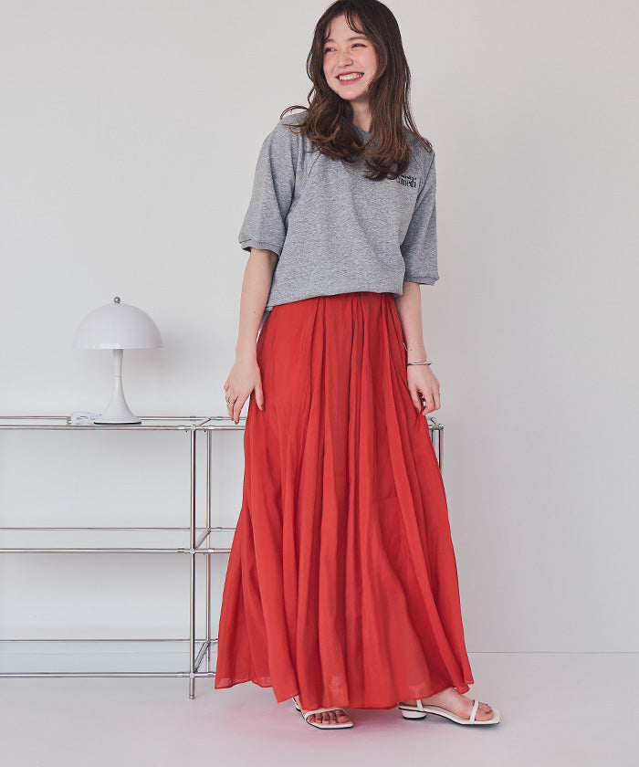 ティティベイト titivate シアータックボリュームスカート (ブラック) ブラック