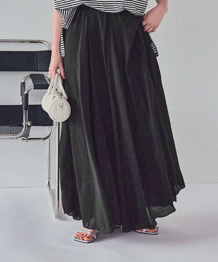 ティティベイト titivate シアータックボリュームスカート (ブラック) ブラック