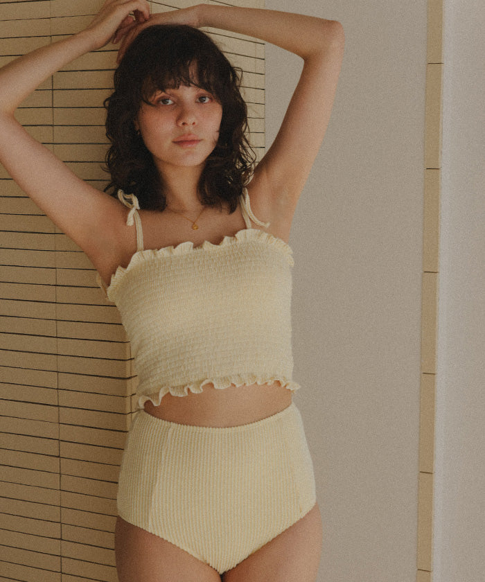 ティティベイト titivate シャーリングフリルビキニ/水着 【返品不可商品】 (ミントグリーン) ミントグリーン