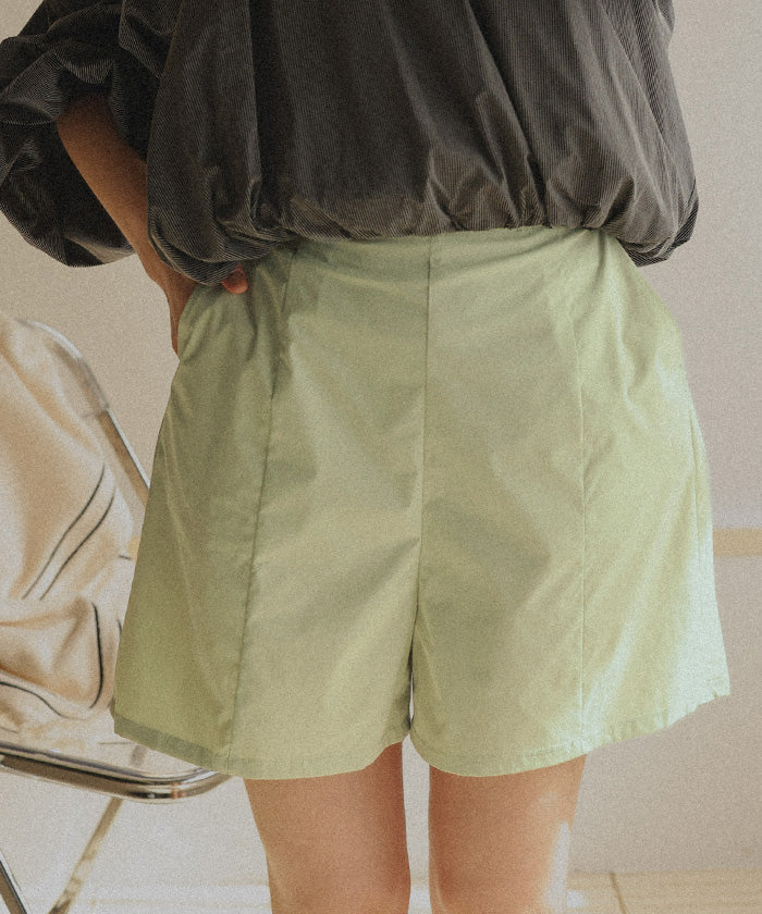 ティティベイト titivate 撥水バックゴムショートパンツ/ラッシュガード (ベージュ) ベージュ