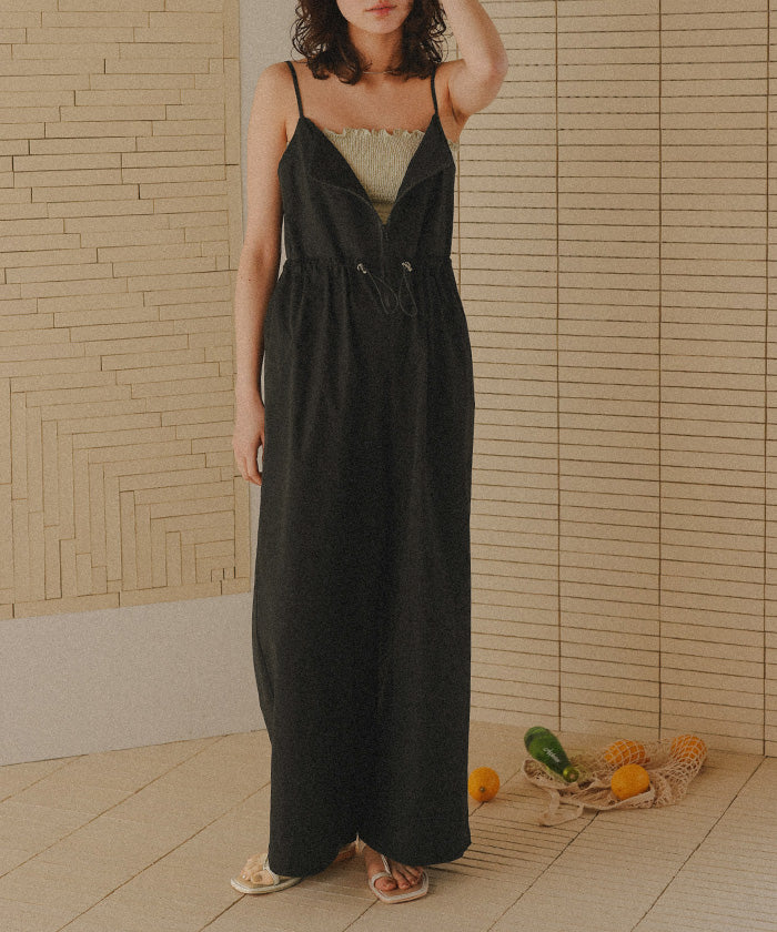 ティティベイト titivate 撥水オールインワン/ラッシュガード (ライトベージュ) ライトベージュ