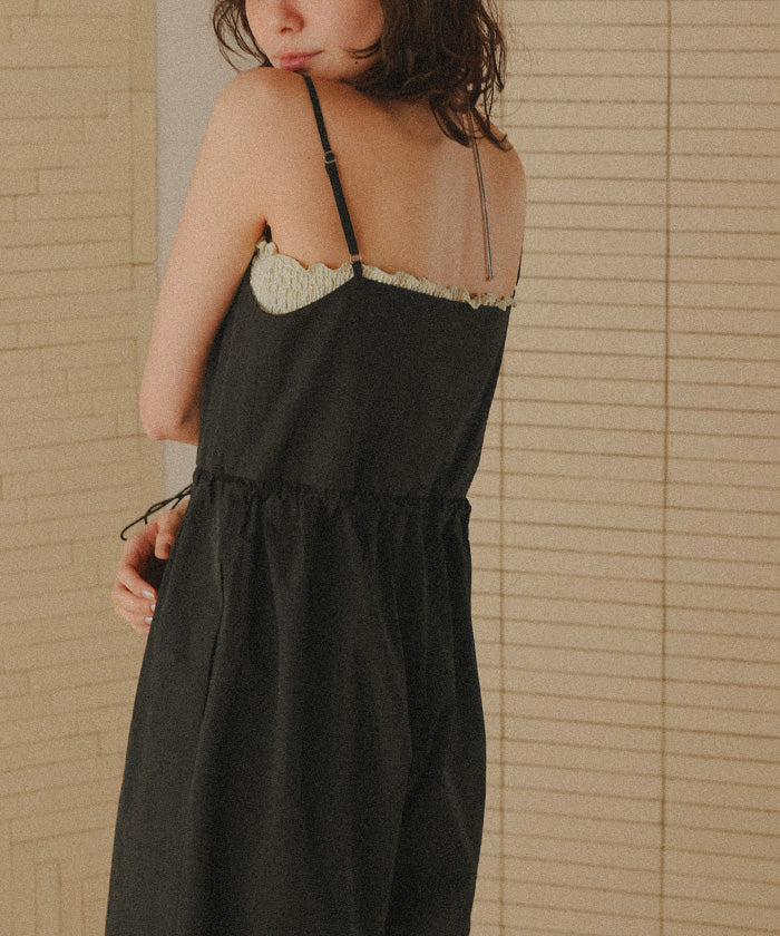 ティティベイト titivate 撥水オールインワン/ラッシュガード (ライトベージュ) ライトベージュ