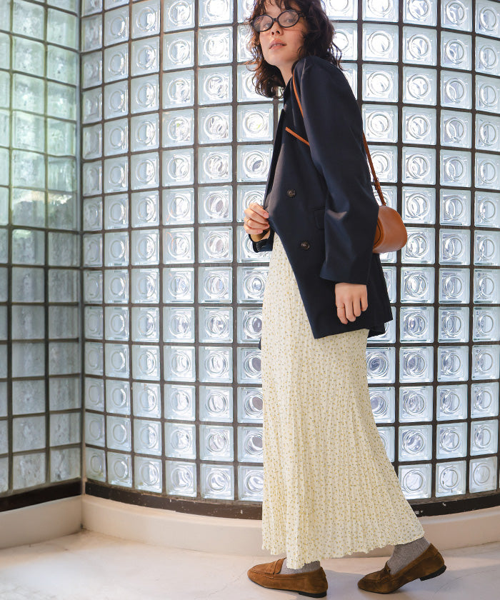 ティティベイト titivate ワッシャープリントスカート (アイボリー) アイボリー