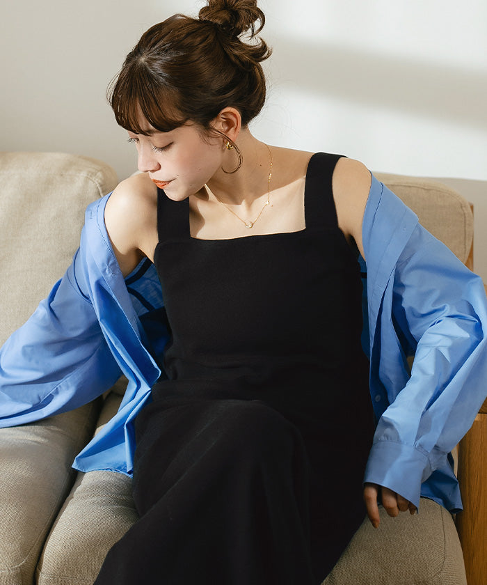 ティティベイト titivate フリルブラウス/ニットワンピースセット