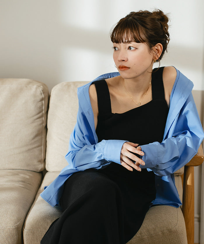 ティティベイト titivate フリルブラウス/ニットワンピースセット