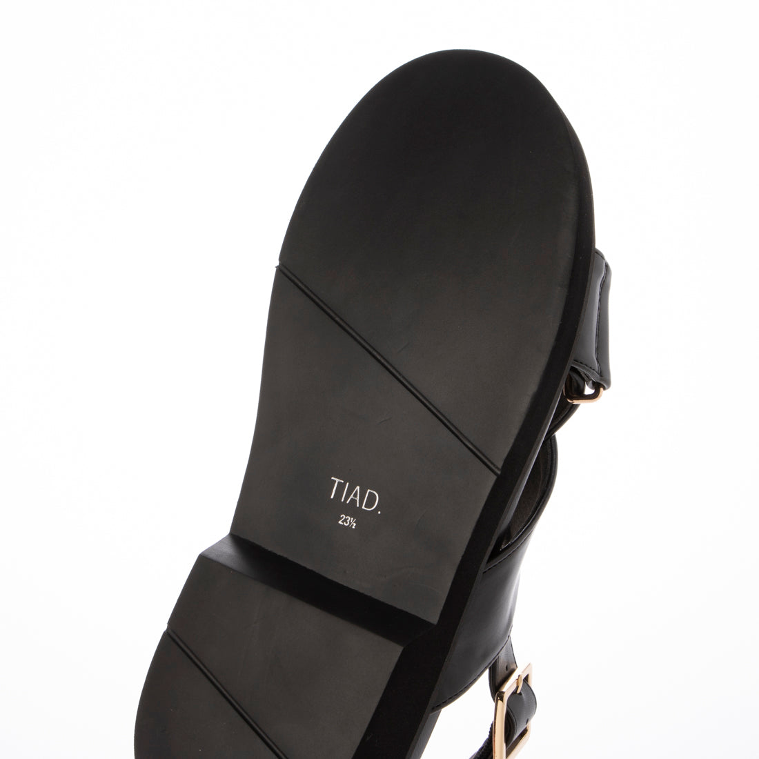ティアッド TIAD. クロスストラップサンダル (ブラック) ブラック