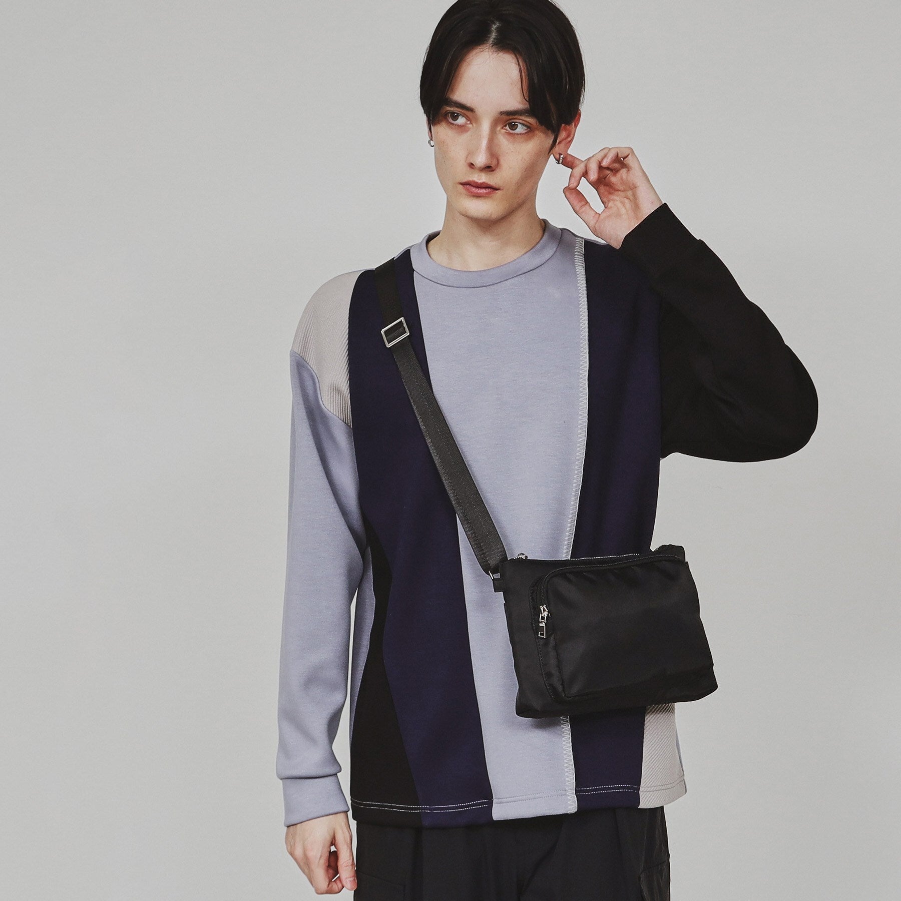 tk.TAKEO KIKUCHI tk.TAKEO KIKUCHI Nylon Sacoche