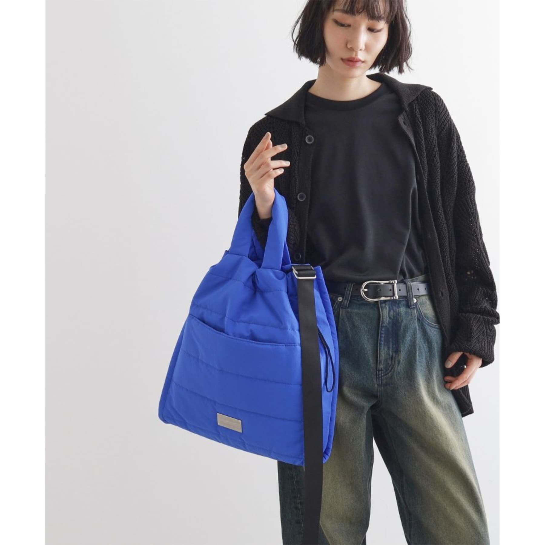 ティーケー タケオ キクチ tk.TAKEO KIKUCHI 【パフィーシリーズ】2WAYトートショルダーバッグ (ブルー(193)) ブルー(193)