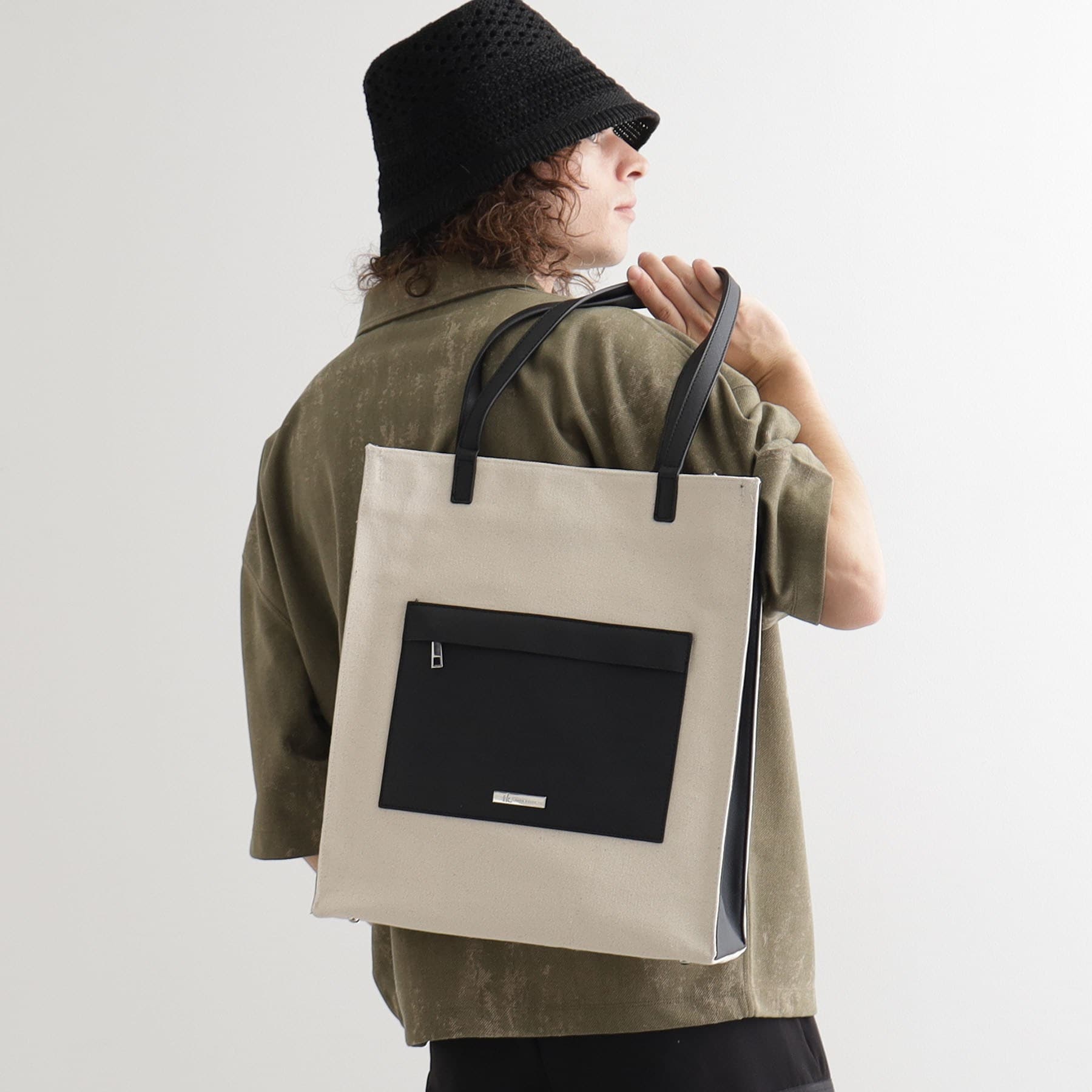 ティーケー タケオ キクチ tk.TAKEO KIKUCHI キャンバスフラットトート (ホワイト(501)) ホワイト(501)