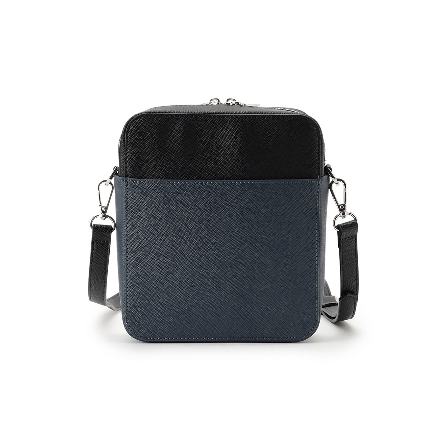 ティーケー タケオ キクチ tk.TAKEO KIKUCHI バイカラースクエアショルダーバッグ (ブラック(519)) ブラック(519)