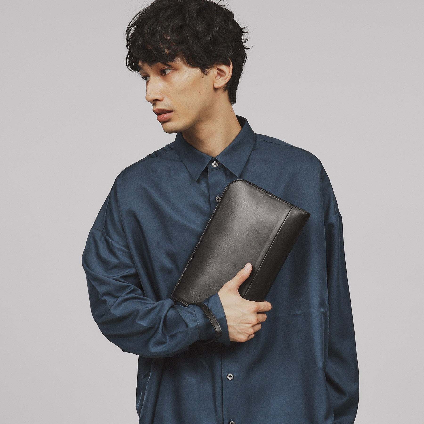 ティーケー タケオ キクチ tk.TAKEO KIKUCHI リアルレザークラッチ(冠婚葬祭OK) (ブラック(019)) ブラック(019)