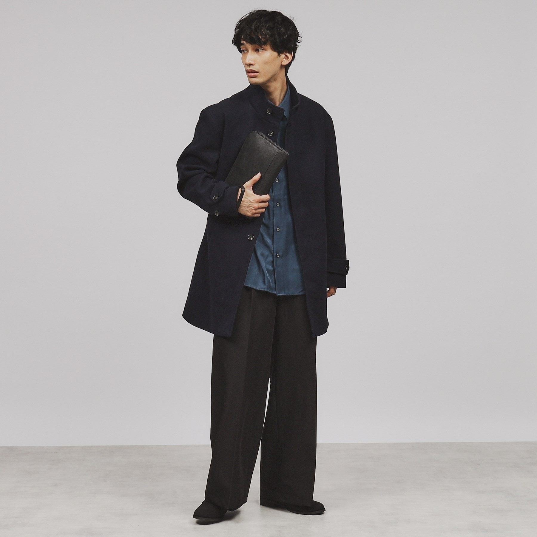 ティーケー タケオ キクチ tk.TAKEO KIKUCHI リアルレザークラッチ(冠婚葬祭OK) (ブラック(019)) ブラック(019)