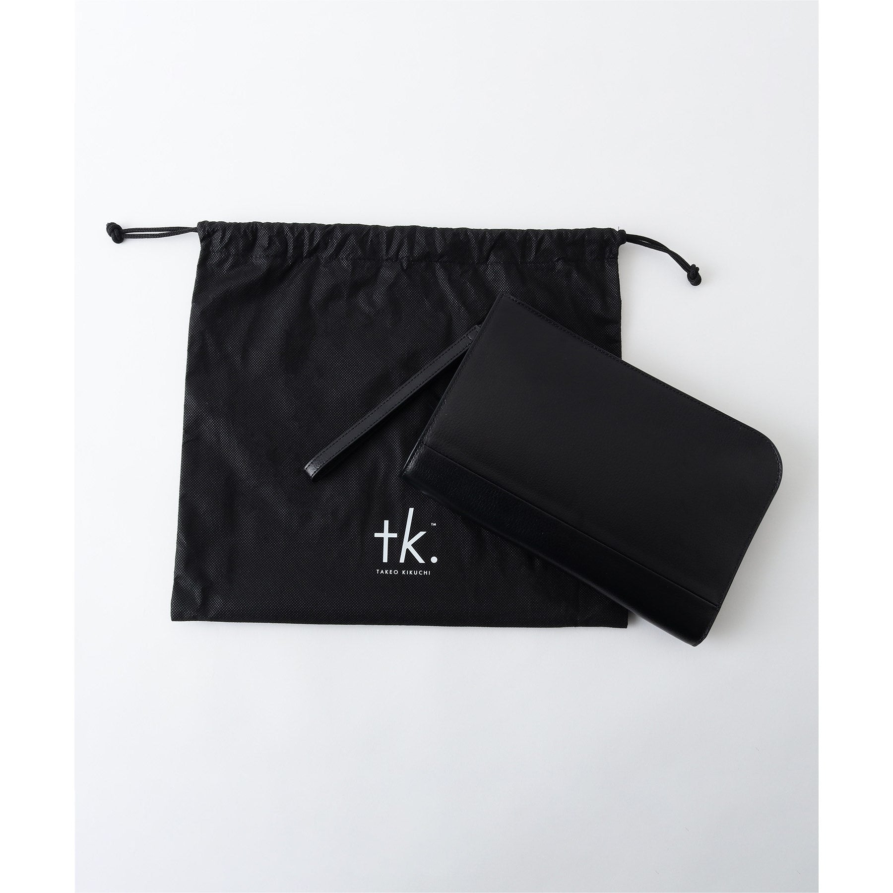 ティーケー タケオ キクチ tk.TAKEO KIKUCHI リアルレザークラッチ(冠婚葬祭OK) (ブラック(019)) ブラック(019)