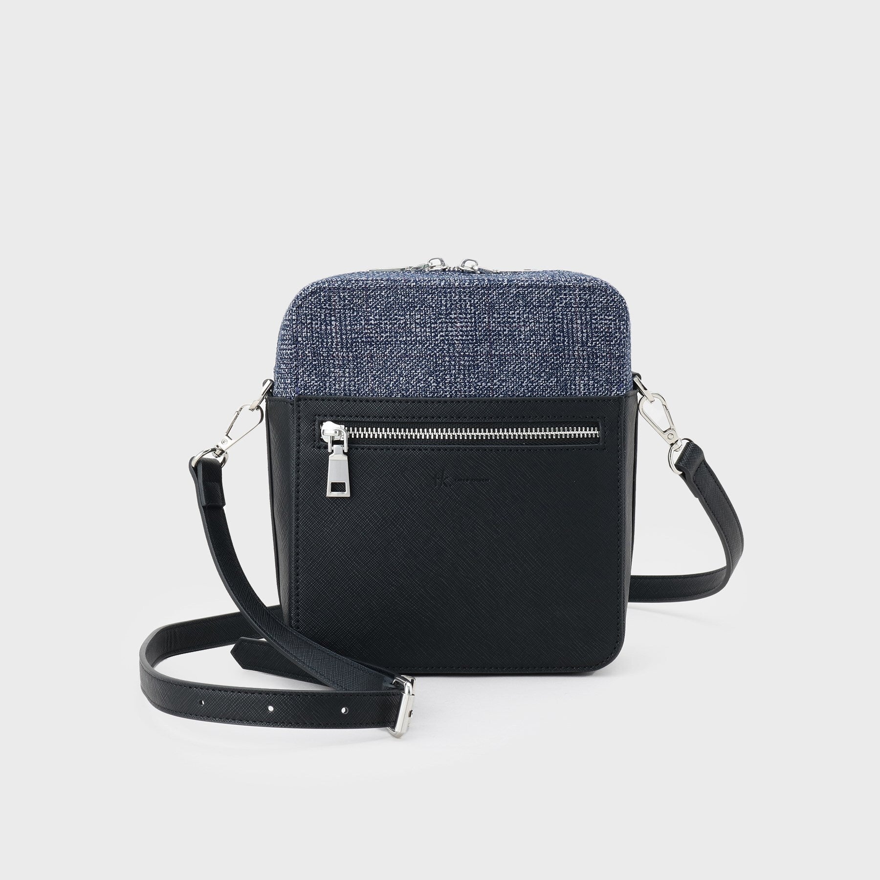 ティーケー タケオ キクチ tk.TAKEO KIKUCHI バイカラースクエアショルダーバッグ (ブラック(319)) ブラック(319)