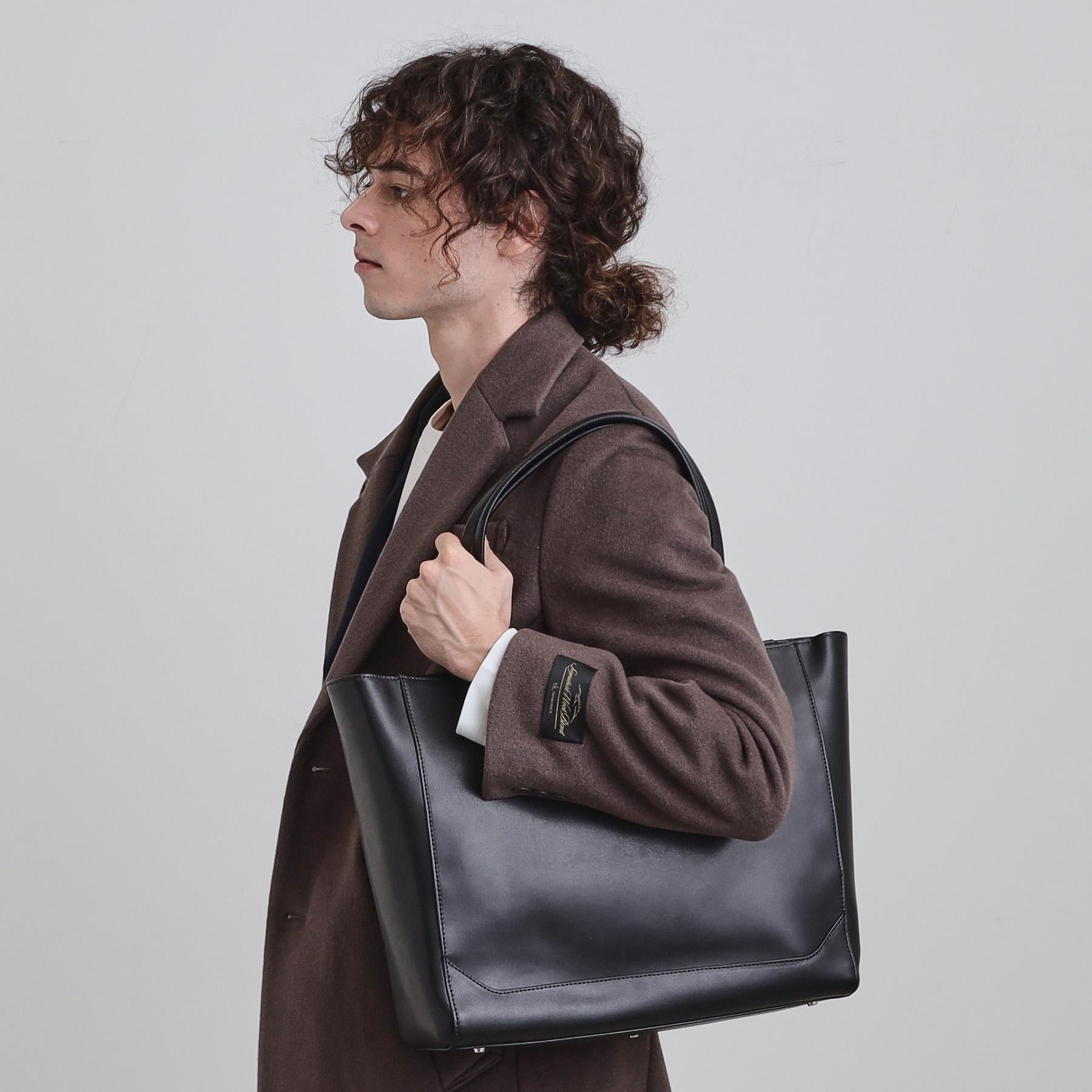 ティーケー タケオ キクチ tk.TAKEO KIKUCHI Refined Leather トートバッグ (ブラウン(043)) ブラウン(043)