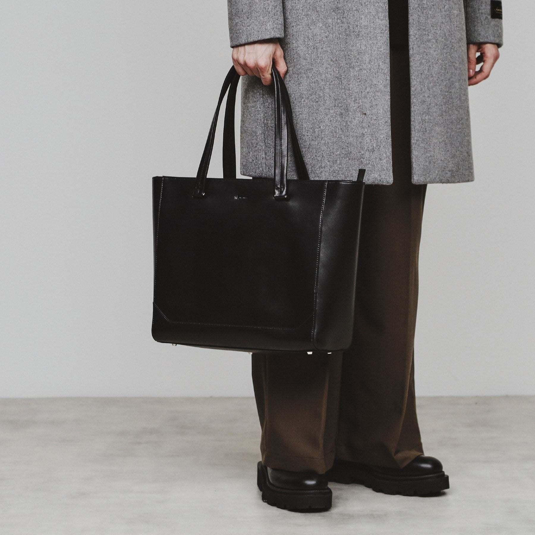 ティーケー タケオ キクチ tk.TAKEO KIKUCHI Refined Leather トートバッグ (ブラウン(043)) ブラウン(043)