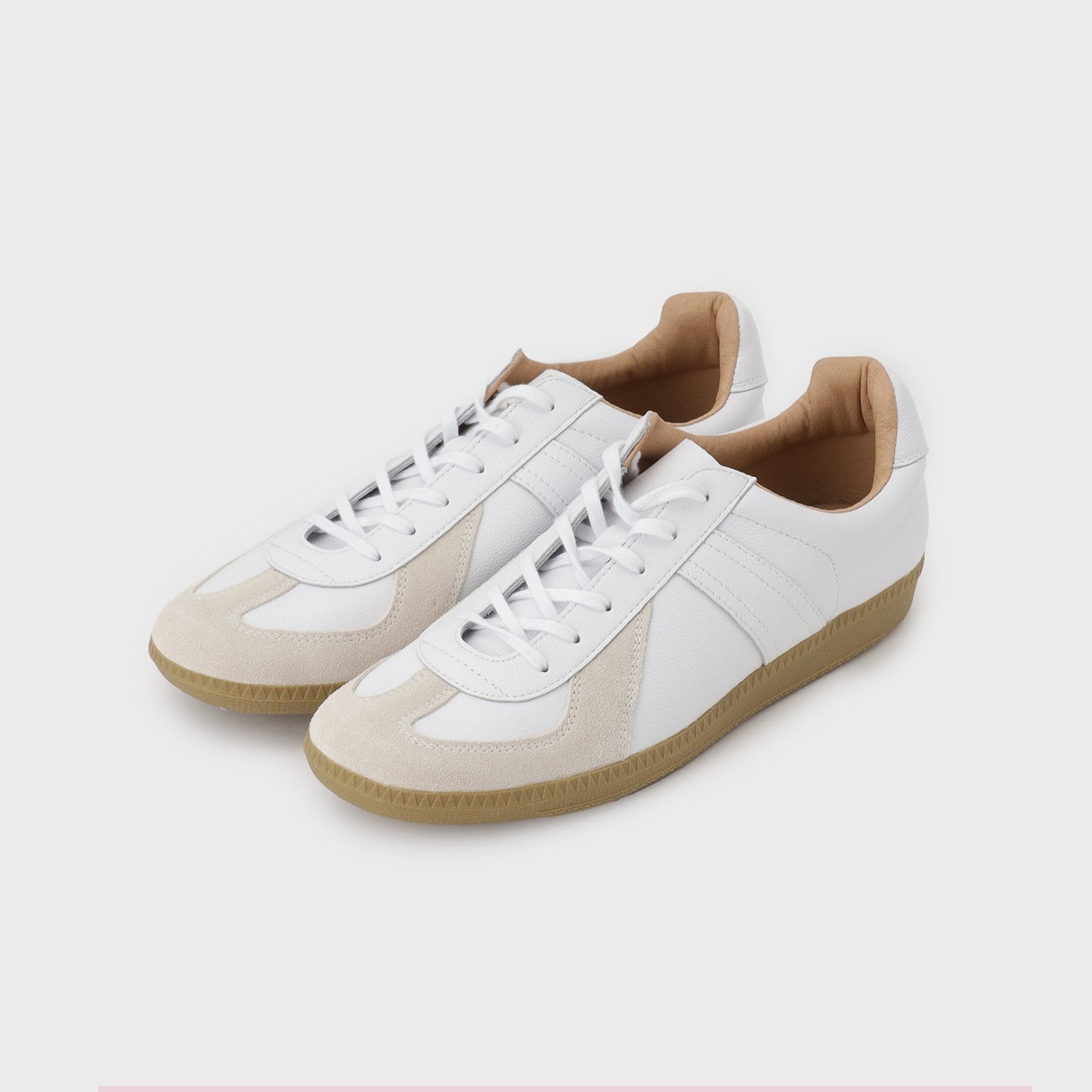 ティーケー タケオ キクチ tk.TAKEO KIKUCHI GERMAN TRAINER 別注レザースニーカー (ホワイト(901)) ホワイト(901)