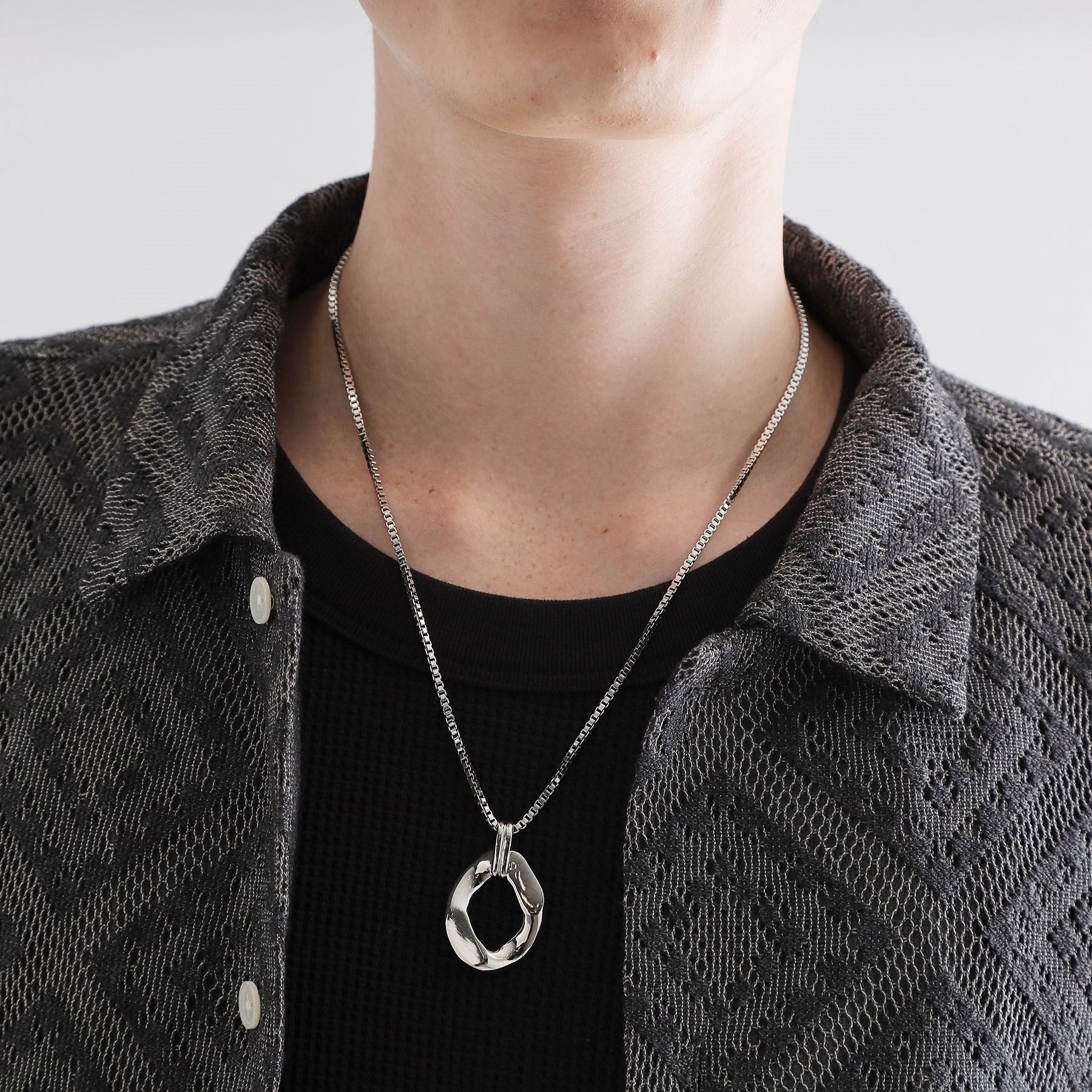 ティーケー タケオ キクチ tk.TAKEO KIKUCHI アクセントネックレス (シルバー(006)) シルバー(006)