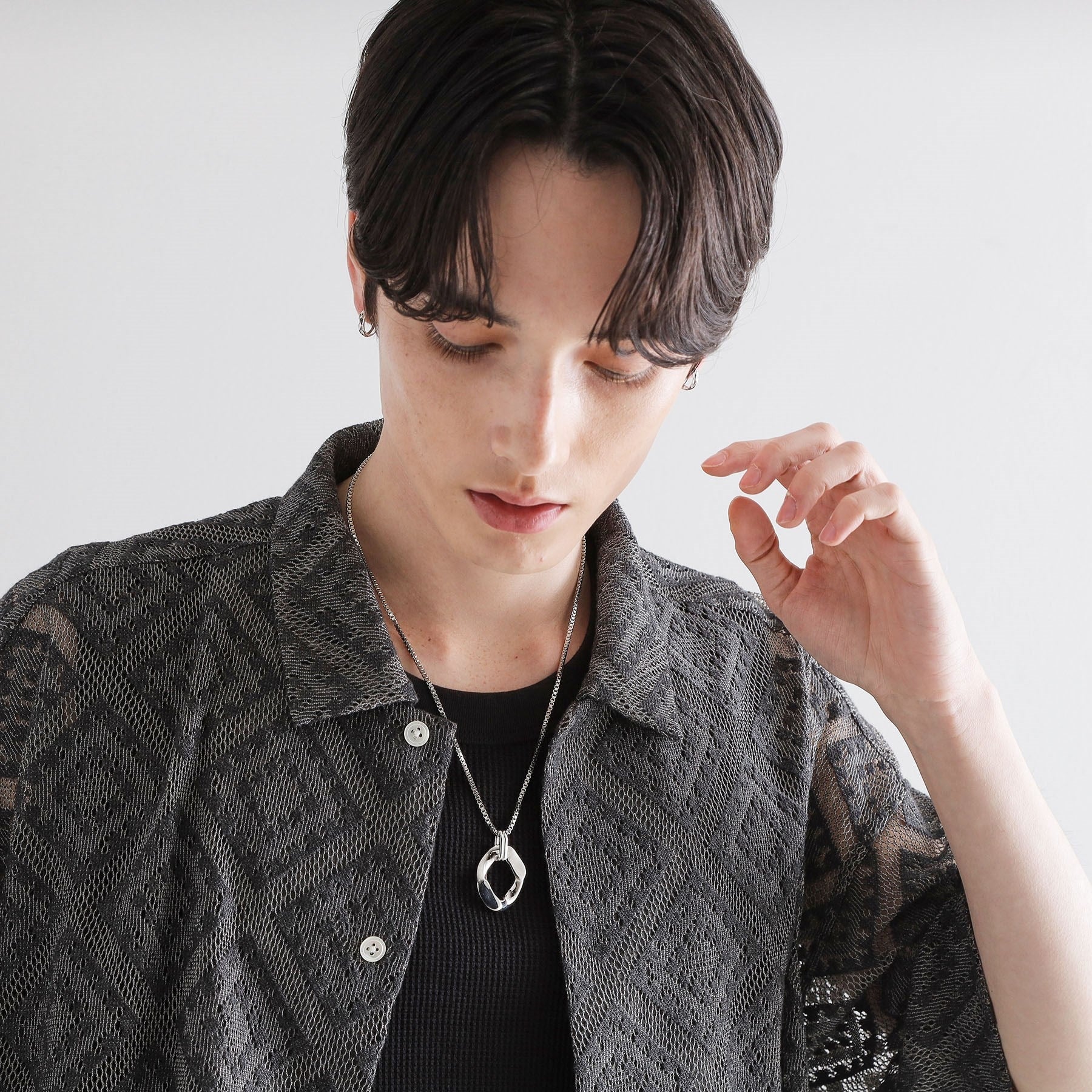 ティーケー タケオ キクチ tk.TAKEO KIKUCHI アクセントネックレス (シルバー(006)) シルバー(006)