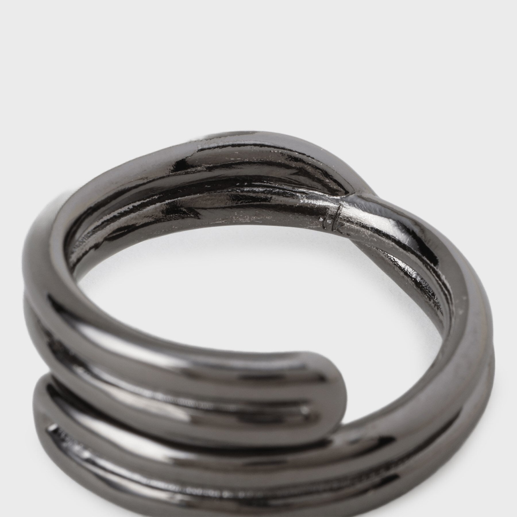 ティーケー タケオ キクチ tk.TAKEO KIKUCHI レイヤー2WAYリング (ブラックシルバー(009)) ブラックシルバー(009)