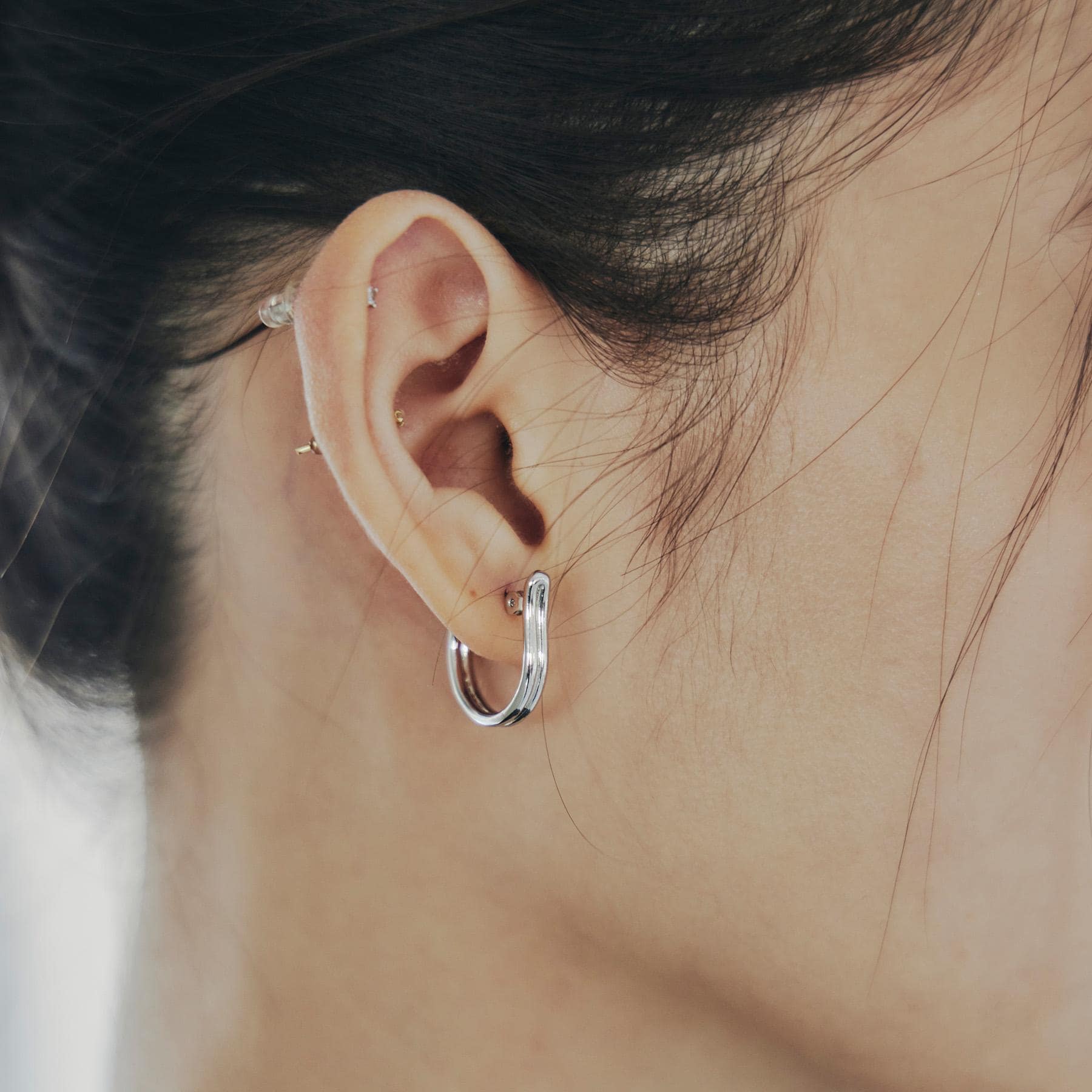 ティーケー タケオ キクチ tk.TAKEO KIKUCHI レイヤーピアス (シルバー(006)) シルバー(006)