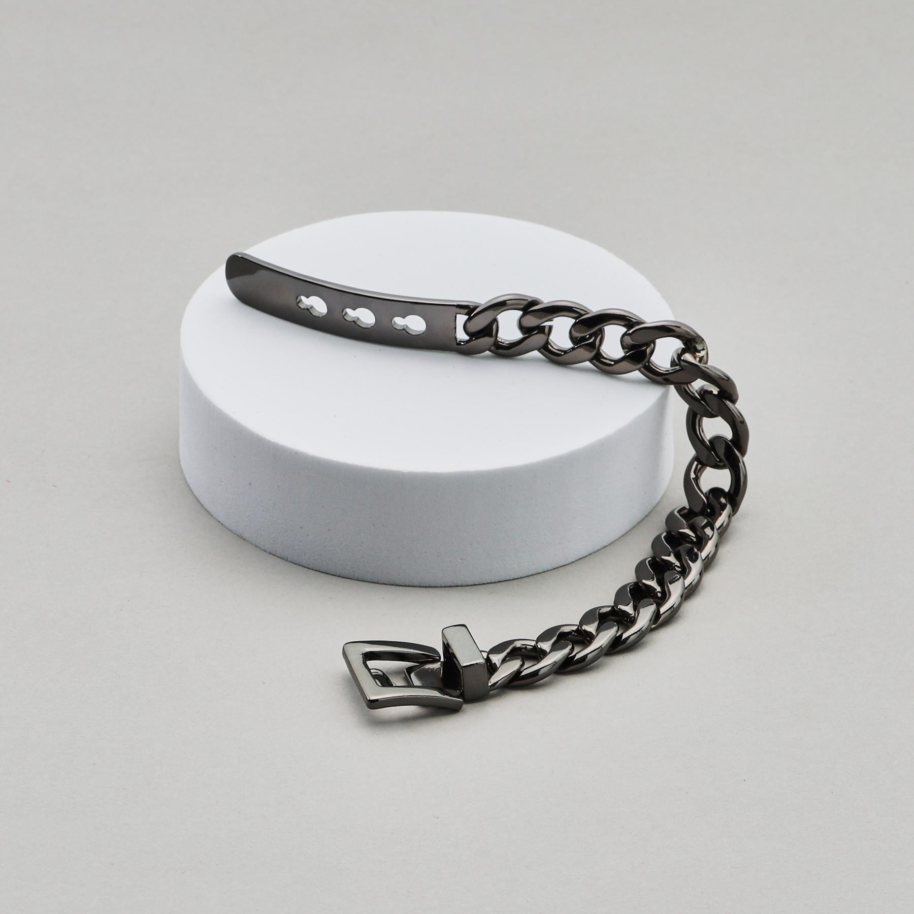 ティーケー タケオ キクチ tk.TAKEO KIKUCHI メタルベルトブレスレット (ブラックシルバー(009)) ブラックシルバー(009)