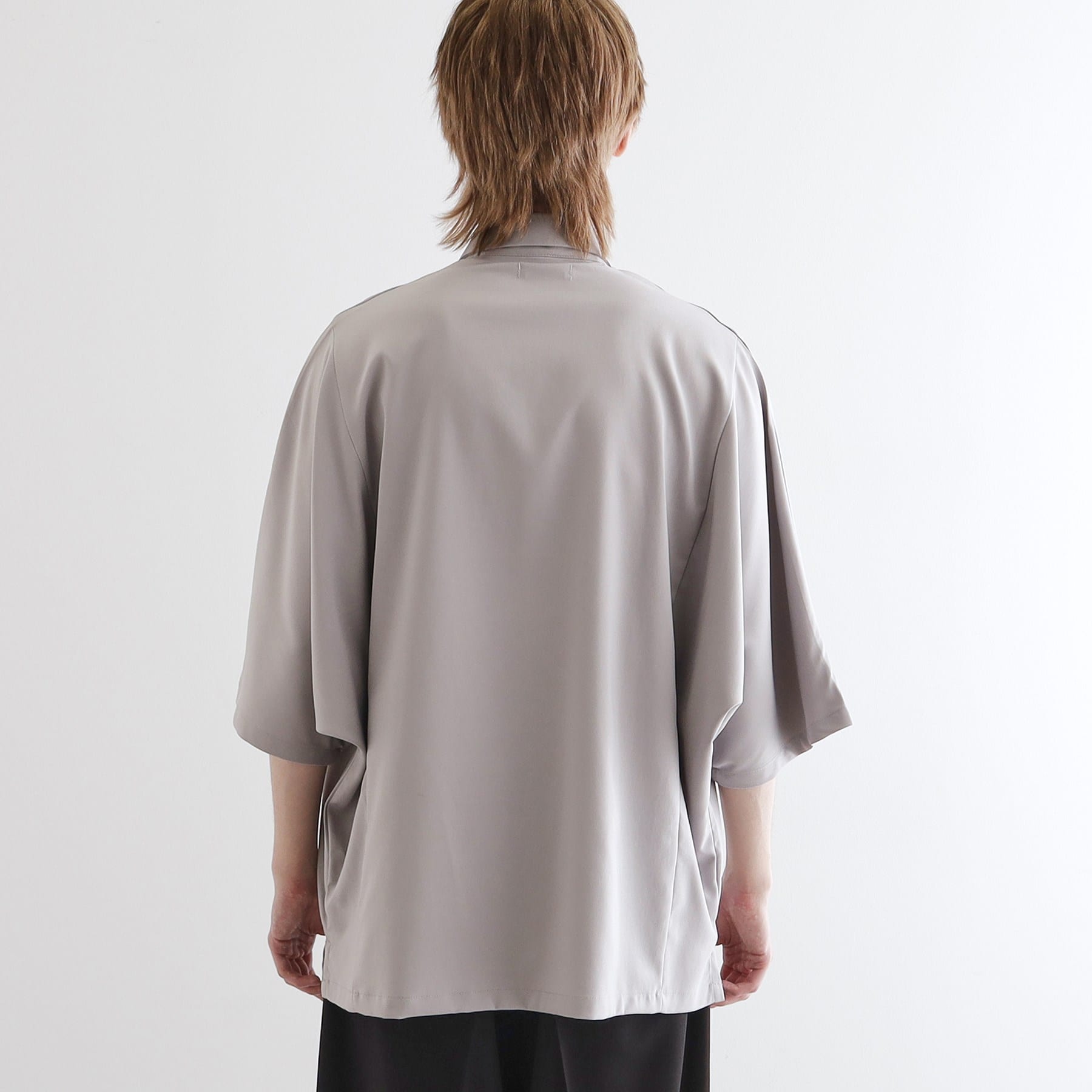 ティーケー タケオ キクチ tk.TAKEO KIKUCHI 配色ドルマンシャツ (ライトグレー(011)) ライトグレー(011)