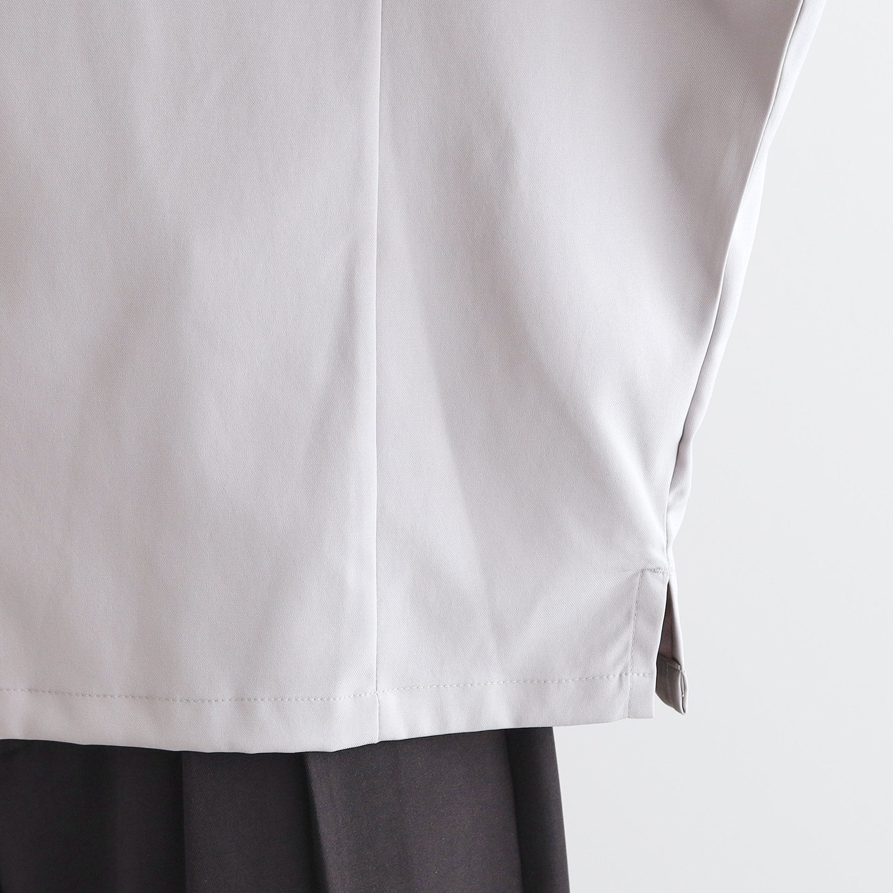 ティーケー タケオ キクチ tk.TAKEO KIKUCHI 配色ドルマンシャツ (ライトグレー(011)) ライトグレー(011)