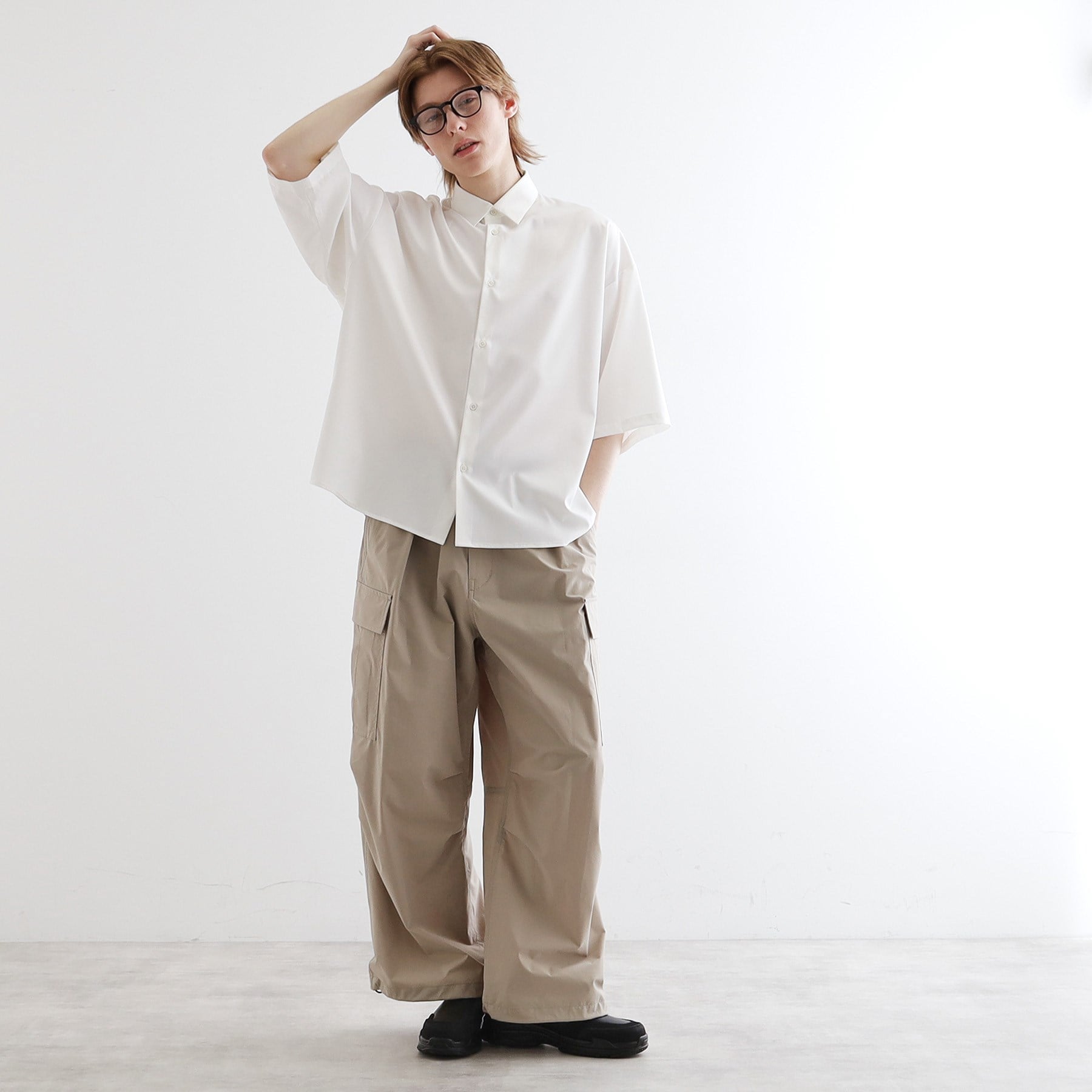 ティーケー タケオ キクチ tk.TAKEO KIKUCHI アソートなめらかシャツ (ホワイト(001)) ホワイト(001)