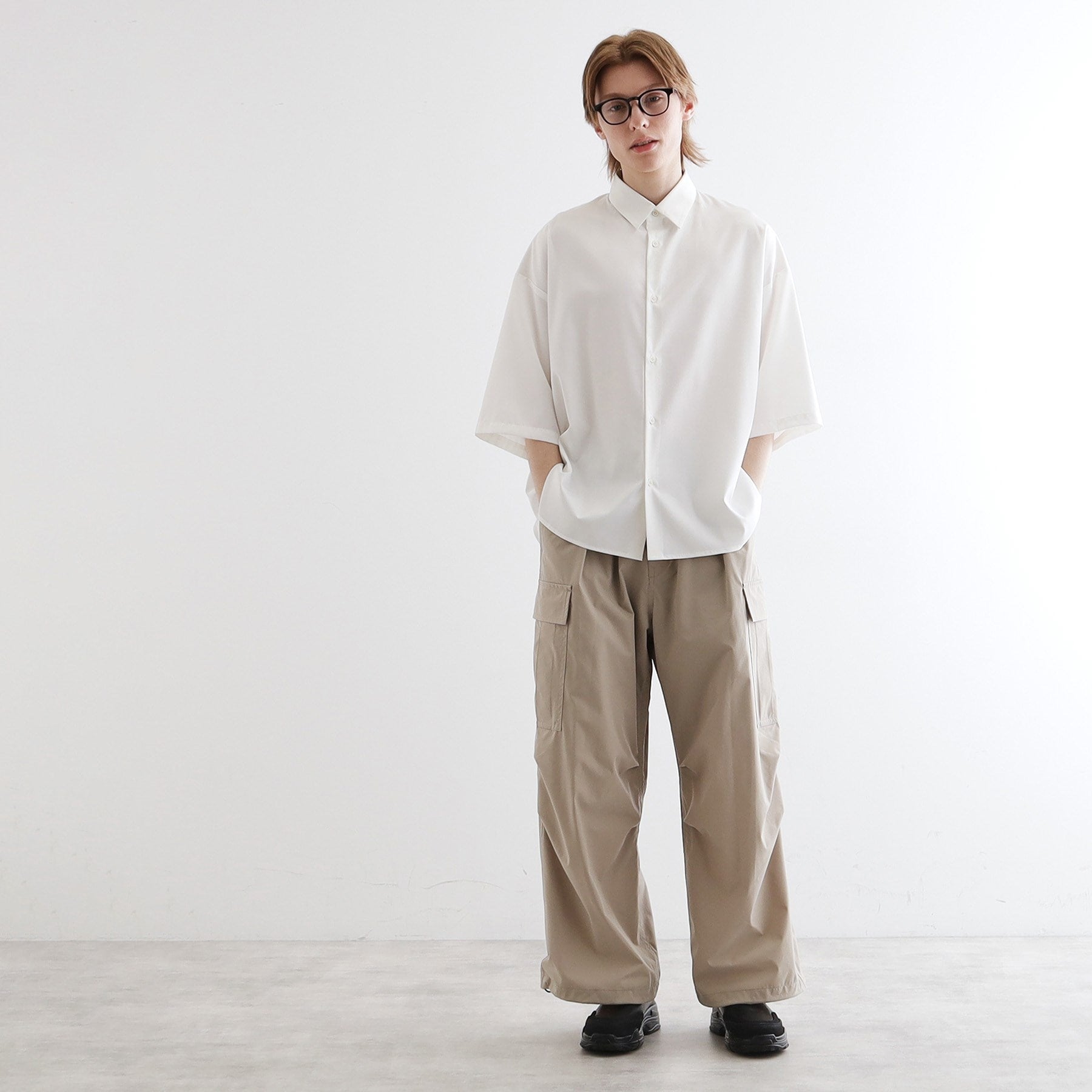 ティーケー タケオ キクチ tk.TAKEO KIKUCHI アソートなめらかシャツ (ホワイト(001)) ホワイト(001)