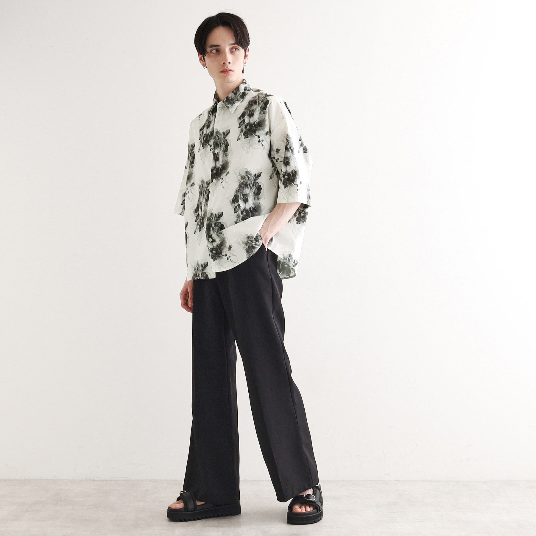 ティーケー タケオ キクチ tk.TAKEO KIKUCHI アソートなめらかシャツ (ホワイト(001)) ホワイト(001)