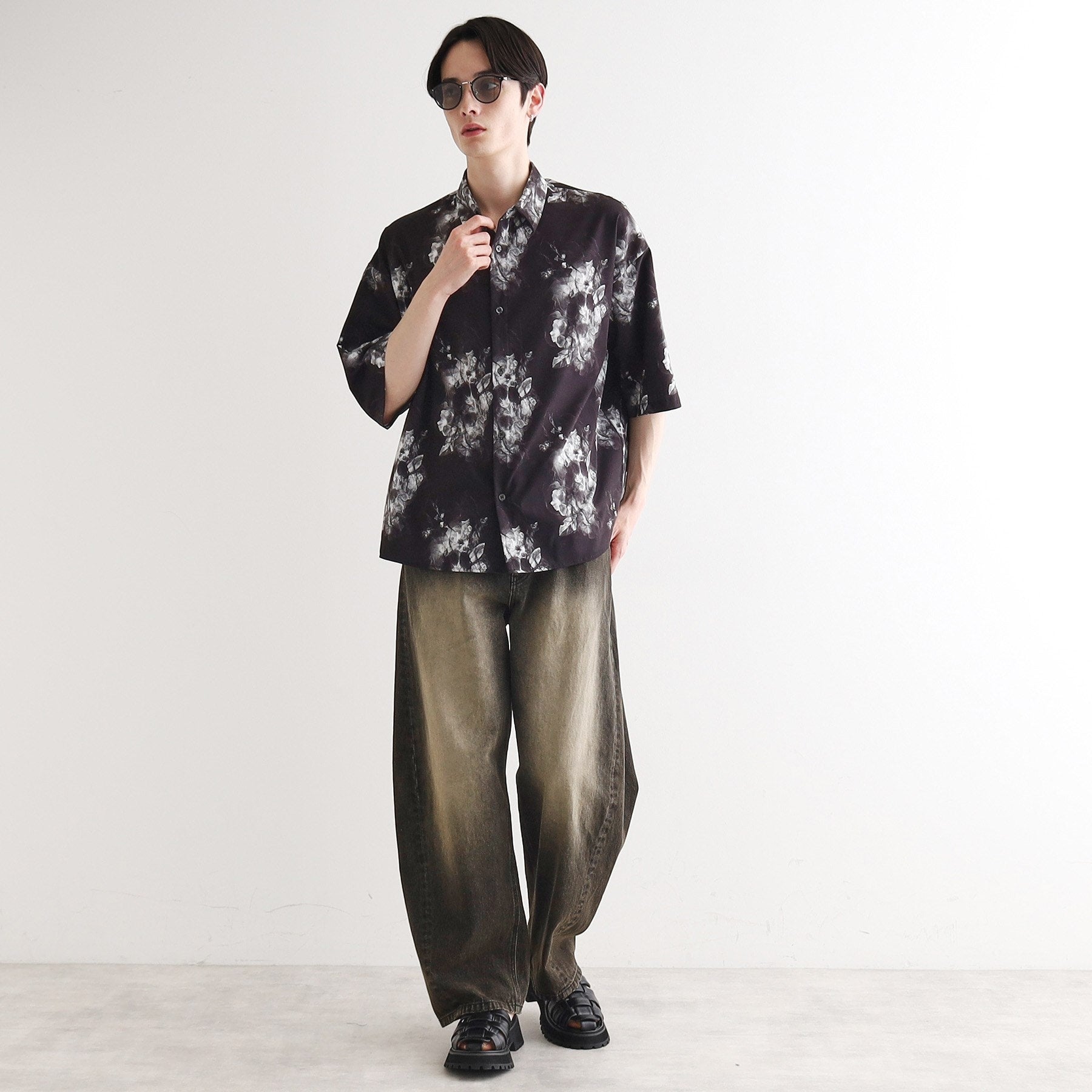 ティーケー タケオ キクチ tk.TAKEO KIKUCHI アソートなめらかシャツ (ホワイト(001)) ホワイト(001)