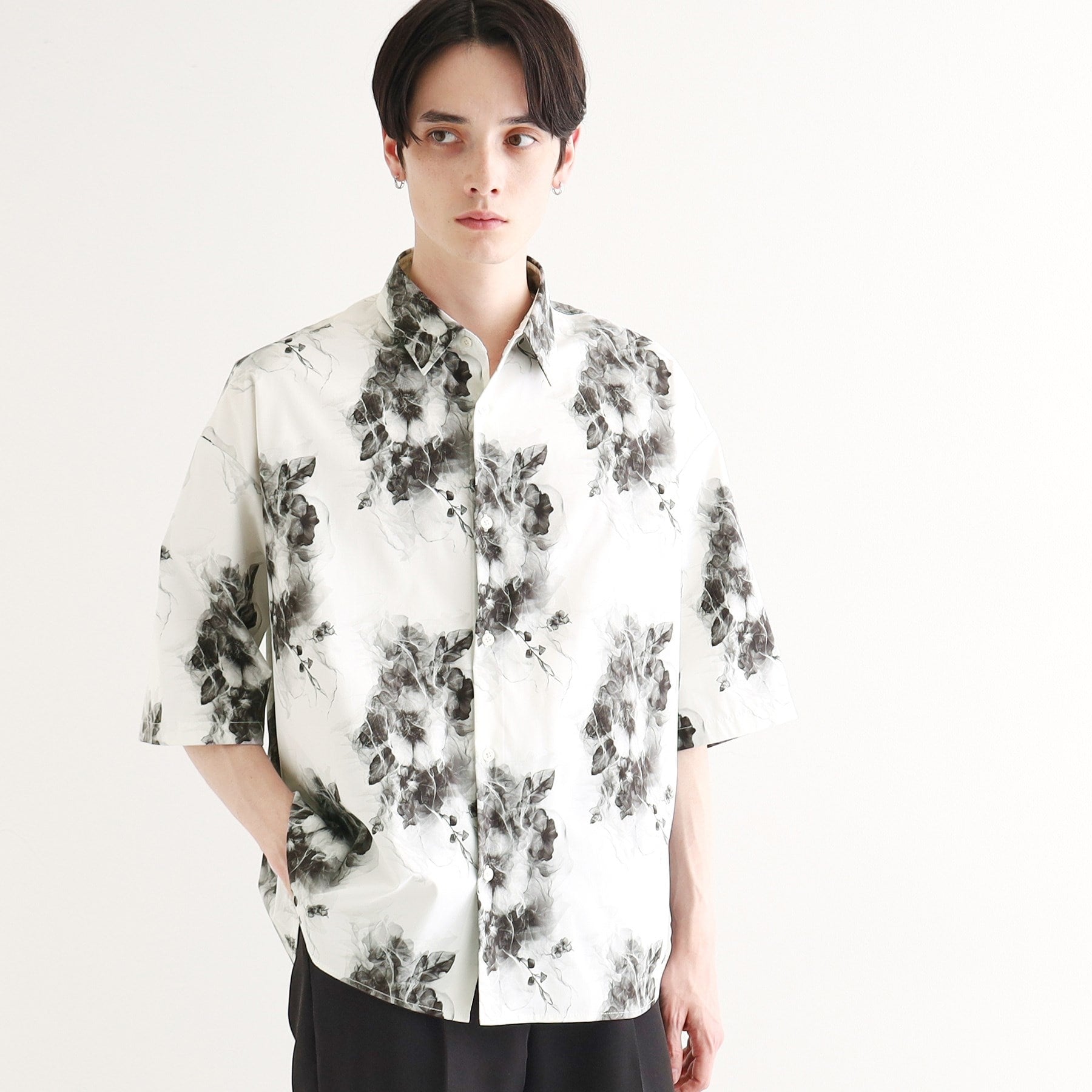 ティーケー タケオ キクチ tk.TAKEO KIKUCHI アソートなめらかシャツ (ホワイト(401)) ホワイト(401)