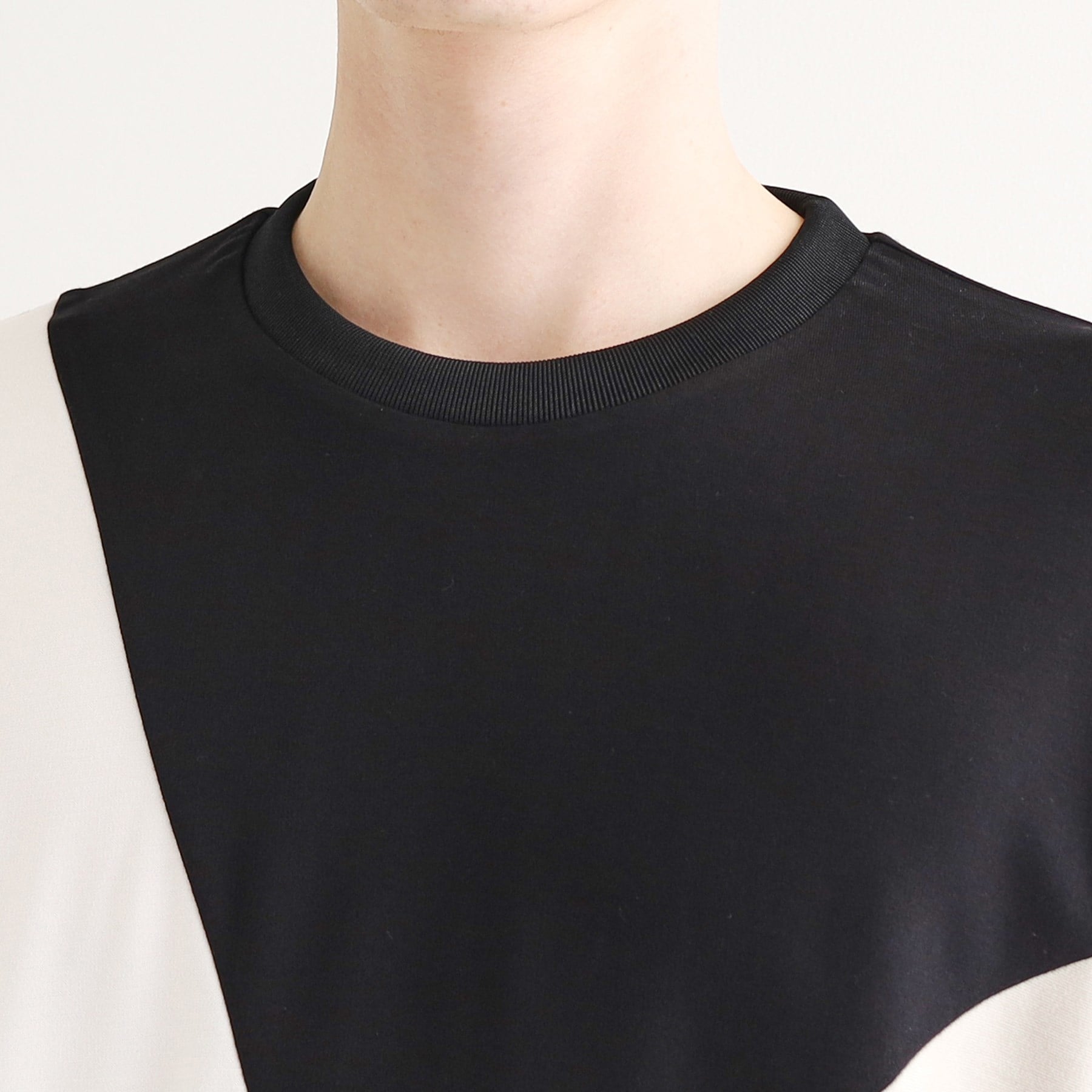 ティーケー タケオ キクチ tk.TAKEO KIKUCHI 【UV/接触冷感】ナナメ切替アソートTシャツ (ブラック(519)) ブラック(519)